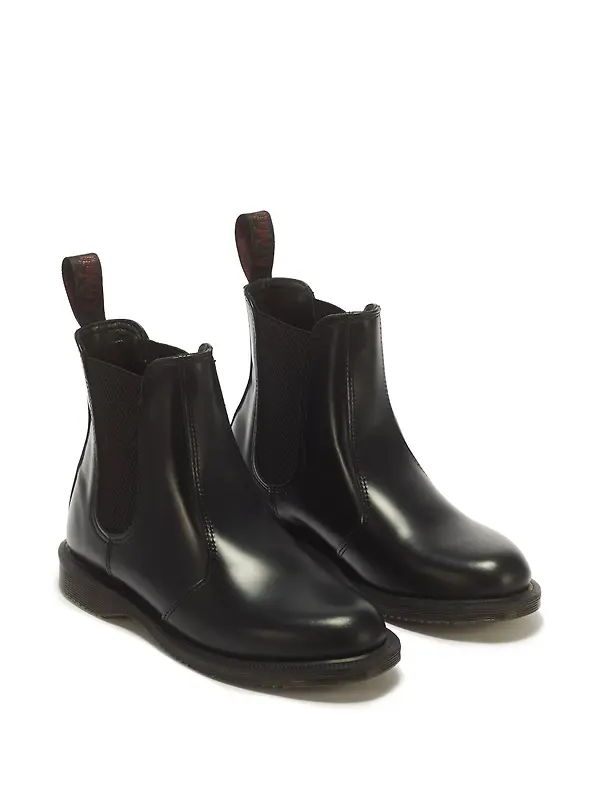 Dr Martens Women's Flora Smooth Leather Chelsea Boots - Black Image 4