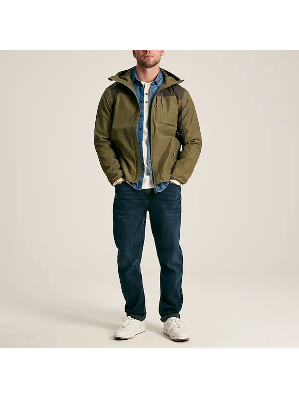 Joules Men's Ayston Lightweight Waterproof Coat - Green Image 5