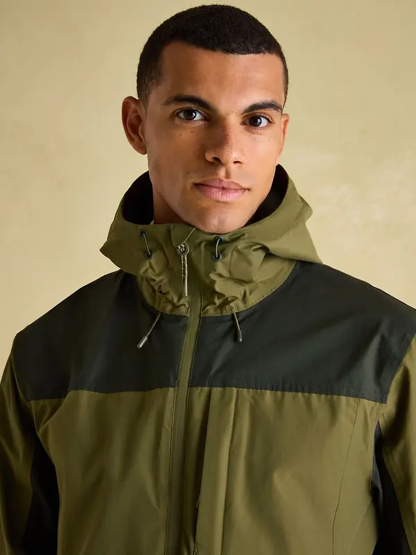 Joules Men's Ayston Lightweight Waterproof Coat - Green Image 8