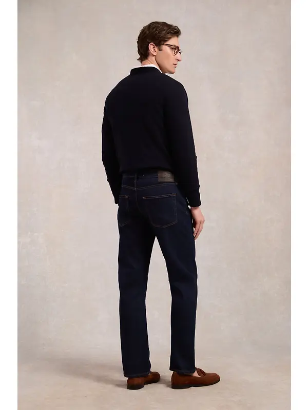 Holland Cooper Men's Classic Straight Jeans - Dark Indigo Image 5