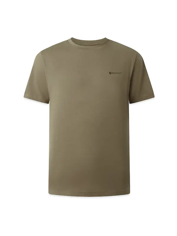 Belstaff Men's 3 Pack Cotton Jersey T-Shirt - Olive / Khaki Green / Pale Stone Image 3