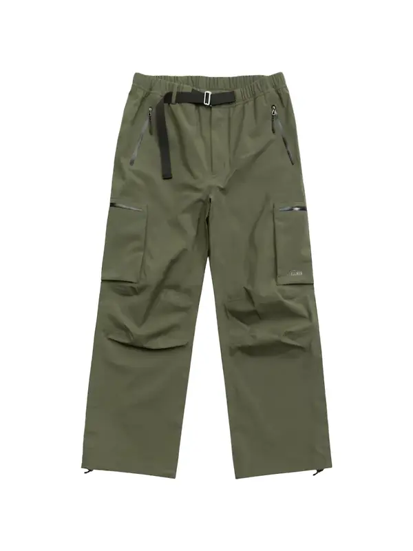 Elliker Unisex Bordley 3L Waterproof Shell Trousers - Khaki Image 1