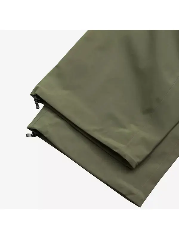 Elliker Unisex Bordley 3L Waterproof Shell Trousers - Khaki Image 13