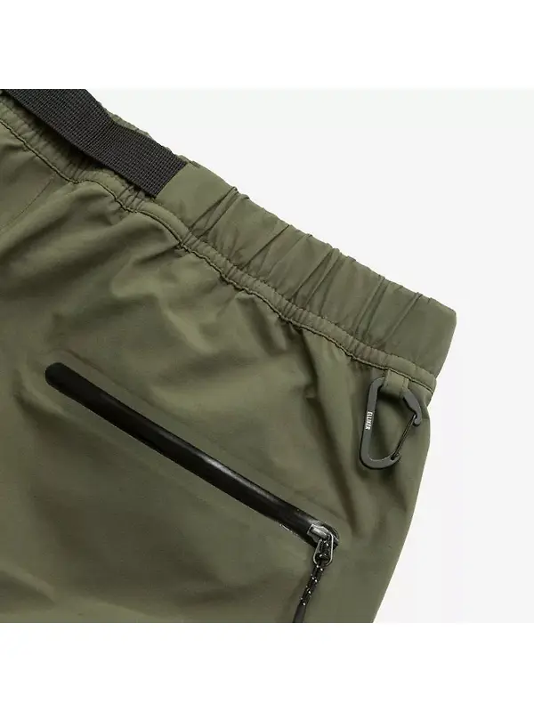 Elliker Unisex Bordley 3L Waterproof Shell Trousers - Khaki Image 9