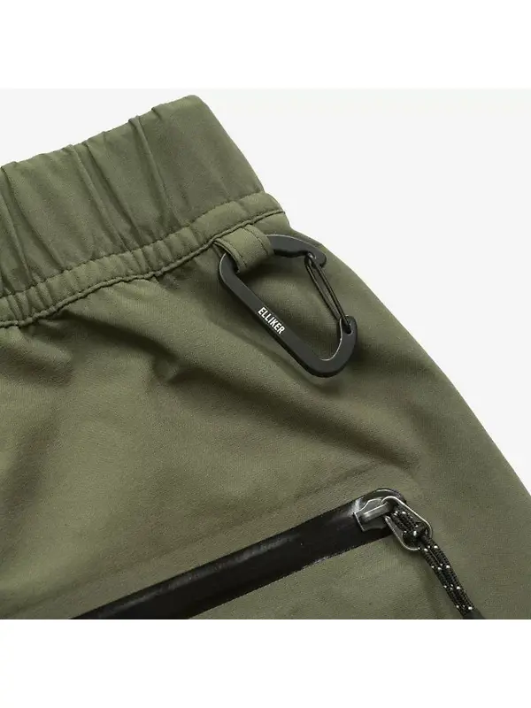 Elliker Unisex Bordley 3L Waterproof Shell Trousers - Khaki Image 11