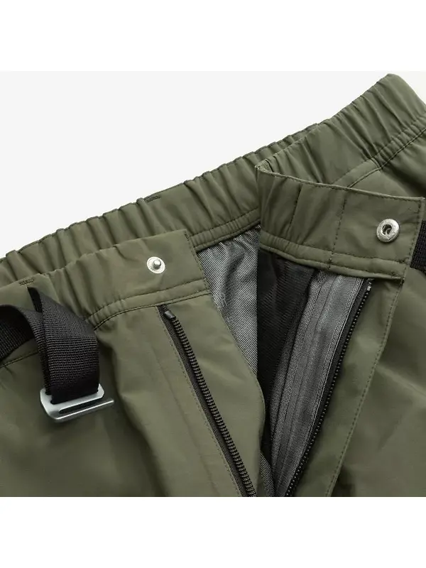 Elliker Unisex Bordley 3L Waterproof Shell Trousers - Khaki Image 7