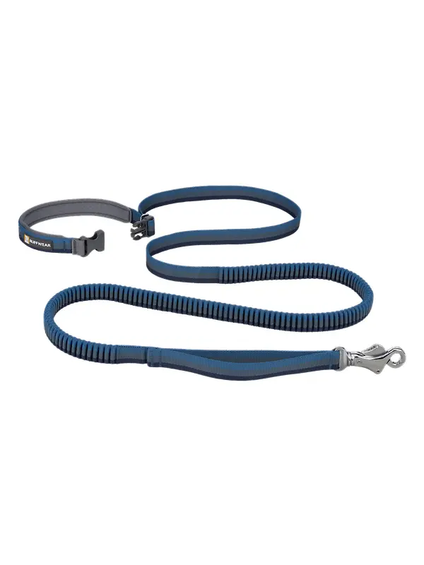 RUFFWEAR Roamer Bungee Dog Lead - Orion Blue Image 4