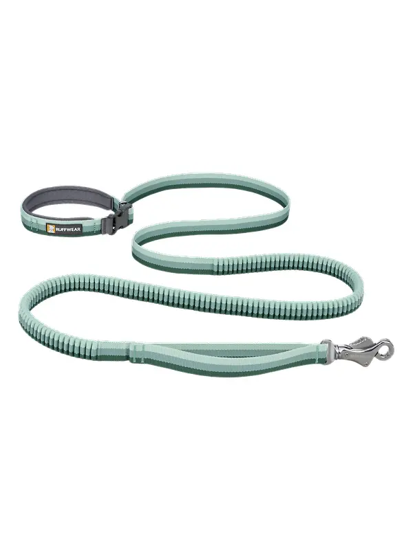 Product image of RUFFWEAR Roamer Bungee Dog Lead - River Rock Green