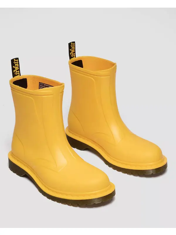 Dr Martens Unisex 1460 PVC Rain Boots - Yellow Image 5