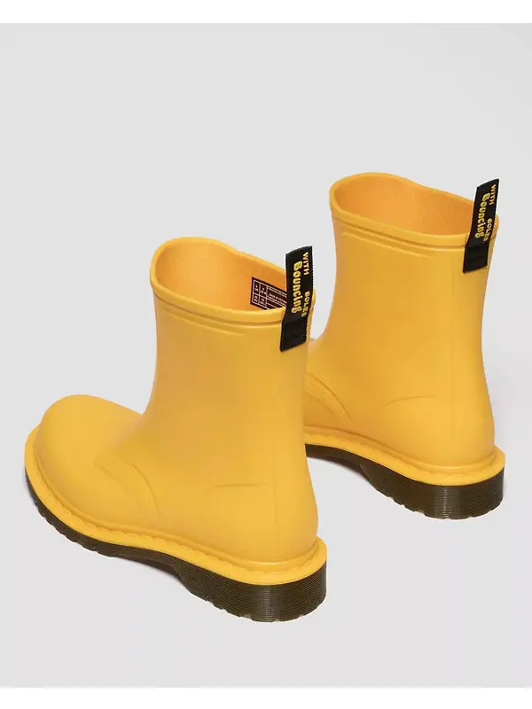 Dr Martens Unisex 1460 PVC Rain Boots - Yellow Image 6