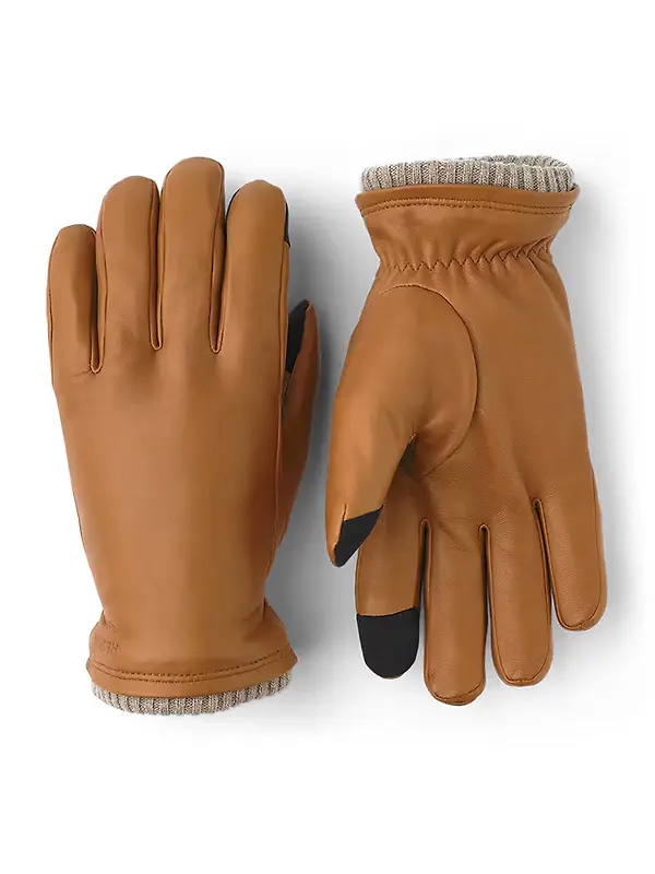 Hestra John Leather Gloves - Cork Image 1