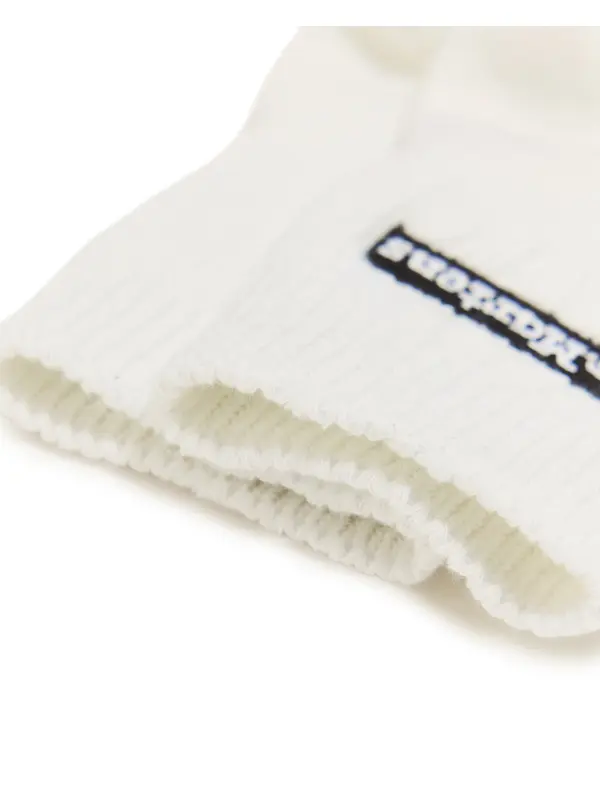 Dr Martens 2 Pack Organic Cotton Blend Plain Socks - Black/White Image 2