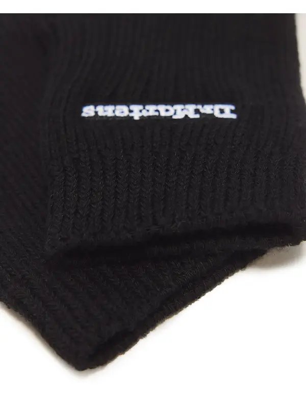 Dr Martens 2 Pack Organic Cotton Blend Plain Socks - Black/White Image 4