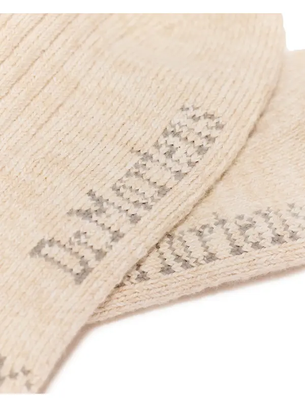 Dr. Martens Cashmere Blend Socks - Off White Image 4