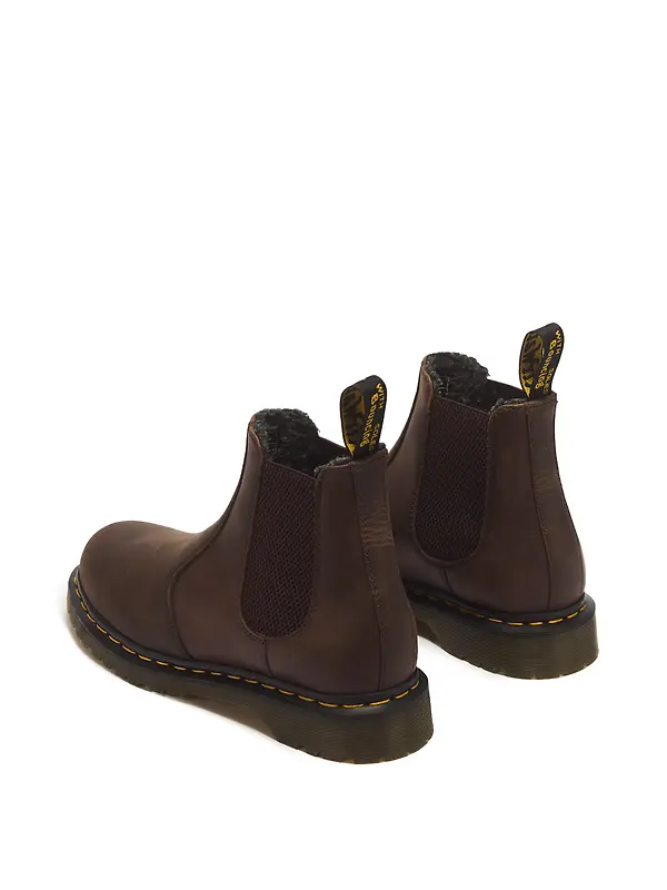 Dr. Martens 2976 WL Crazy Horse Leather Chelsea Boots - Dark Brown Image 6