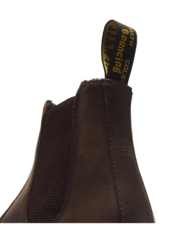 Dr. Martens 2976 WL Crazy Horse Leather Chelsea Boots - Dark Brown Image 8
