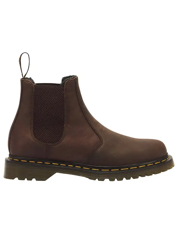 Dr. Martens 2976 WL Crazy Horse Leather Chelsea Boots - Dark Brown Image 1