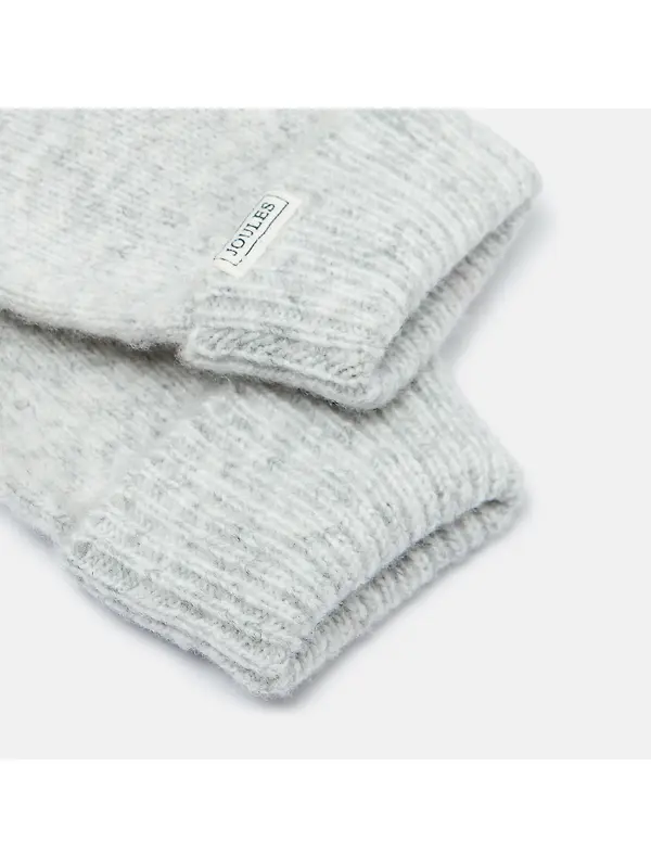 Joules Women's Rosa Knitted Gloves - Grey Image 3