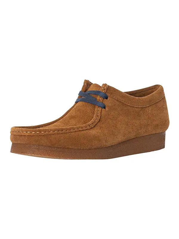 Clarks Originals Men's Wallabee Shoes - Cola Image 8