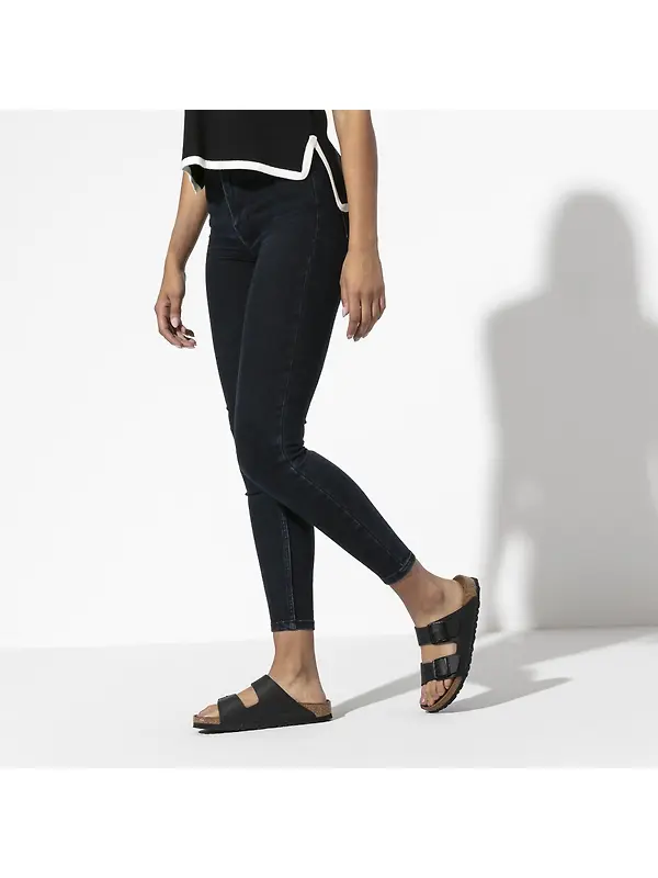 Birkenstock Unisex Arizona Birko-Flor Regular Sandals - Black Image 5