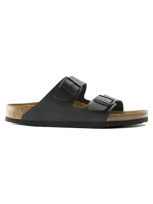Birkenstock Unisex Arizona Birko-Flor Regular Sandals - Black Image 3