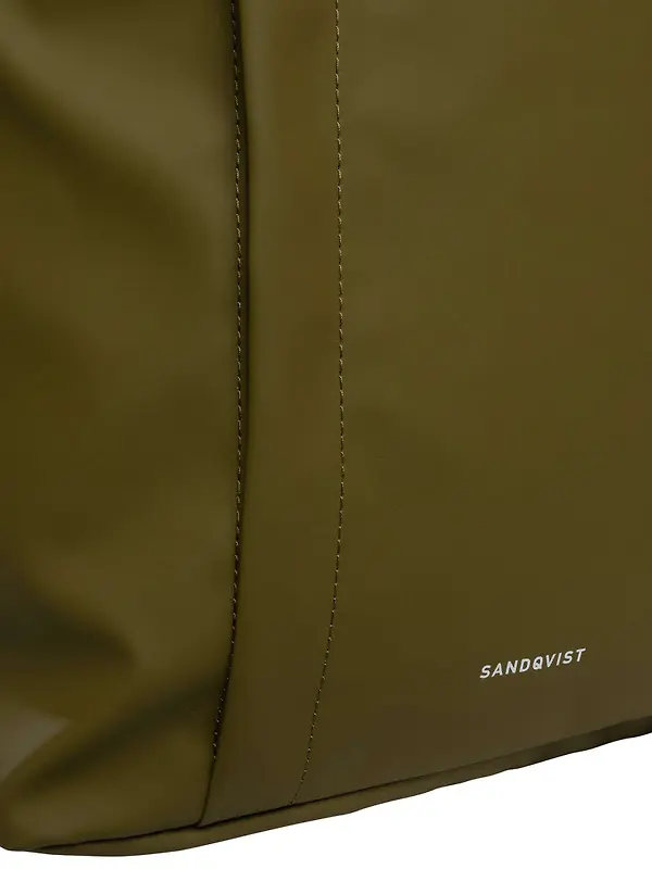 Sandqvist Konrad Rolltop Backpack - 17L - Moss Green Image 9