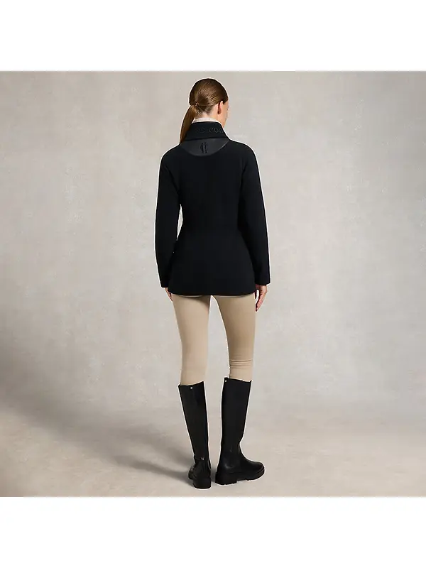 Holland Cooper Women's Country Longline Fleece - Black Image 5