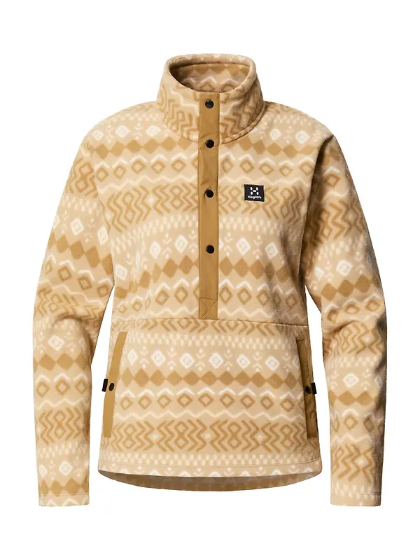 Haglöfs Women's Mora Midlayer - Sand/Cinnamon Brown Image 1