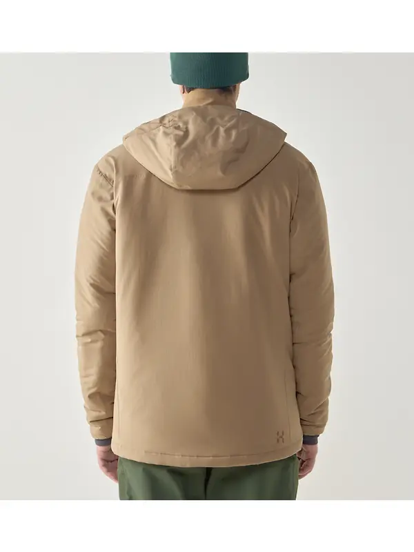 Haglöfs Men's Mimic Alert Hood Insulated Jacket - Oak Brown Image 2