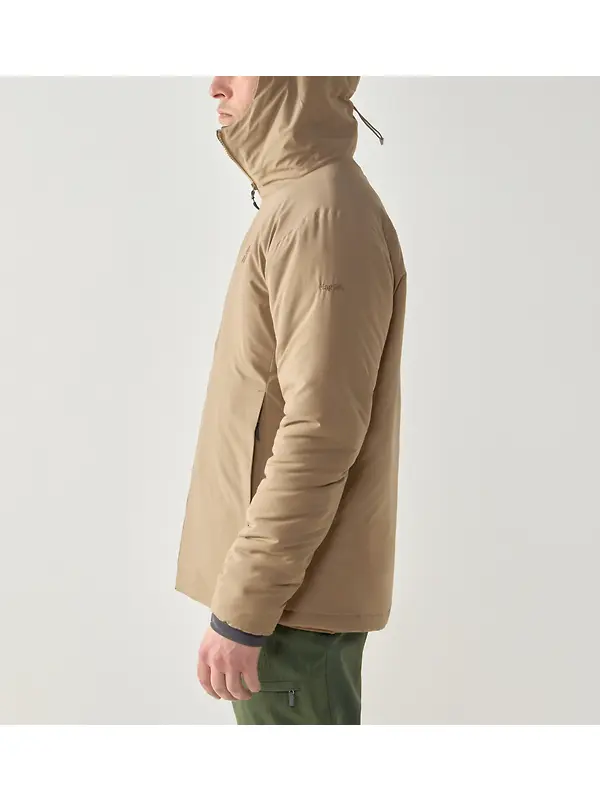 Haglöfs Men's Mimic Alert Hood Insulated Jacket - Oak Brown Image 4
