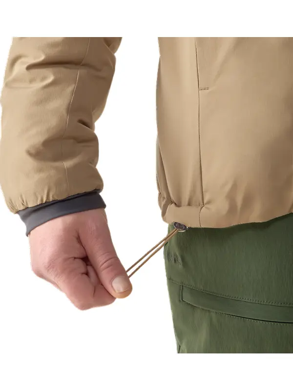 Haglöfs Men's Mimic Alert Hood Insulated Jacket - Oak Brown Image 7