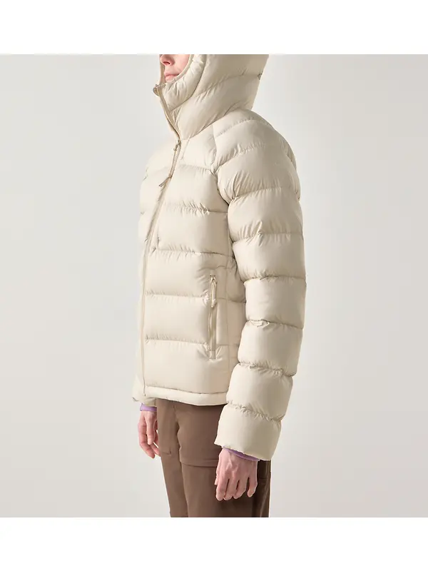Haglöfs Women's Rosson Down Hooded Jacket - Chalk Beige Image 4
