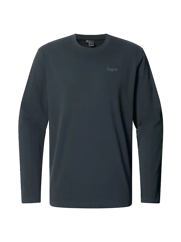 Haglöfs Men's LS Tee - True Black Image 1