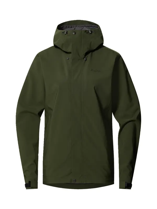 Haglöfs Women's Breeze Proof Jacket - Seaweed Green Image 1