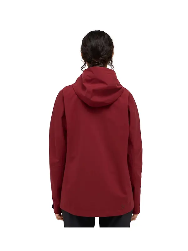 Haglöfs Women's Breeze Proof Waterproof Jacket - Carmine Red Image 2