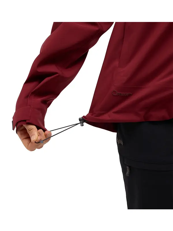 Haglöfs Women's Breeze Proof Waterproof Jacket - Carmine Red Image 8