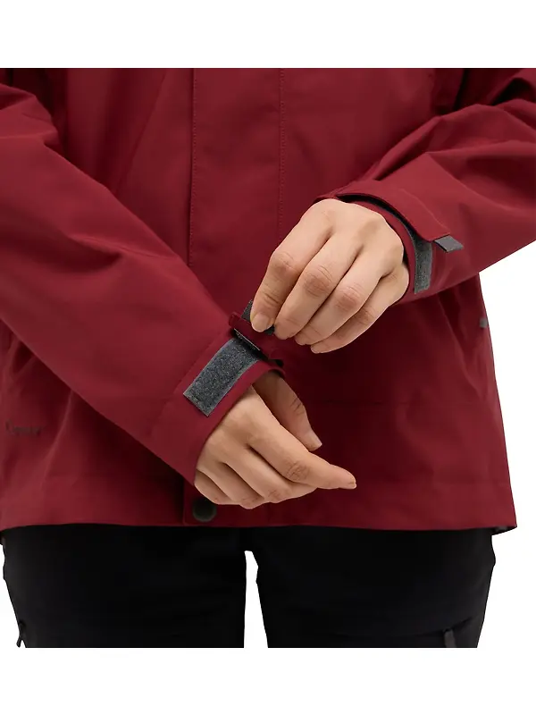 Haglöfs Women's Breeze Proof Waterproof Jacket - Carmine Red Image 10