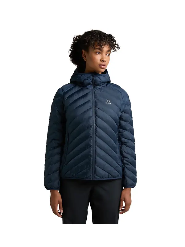 Haglöfs Women's Särna Mimic Hood Insulated Jacket - Tarn Blue Image 2