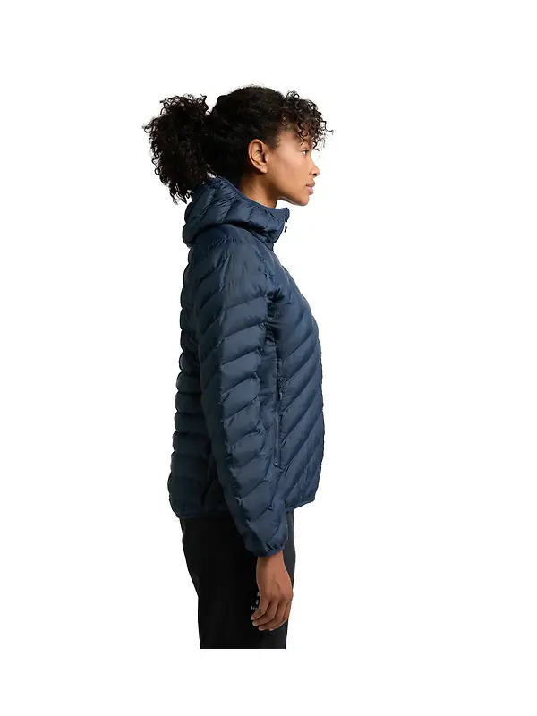 Haglöfs Women's Särna Mimic Hood Insulated Jacket - Tarn Blue Image 4