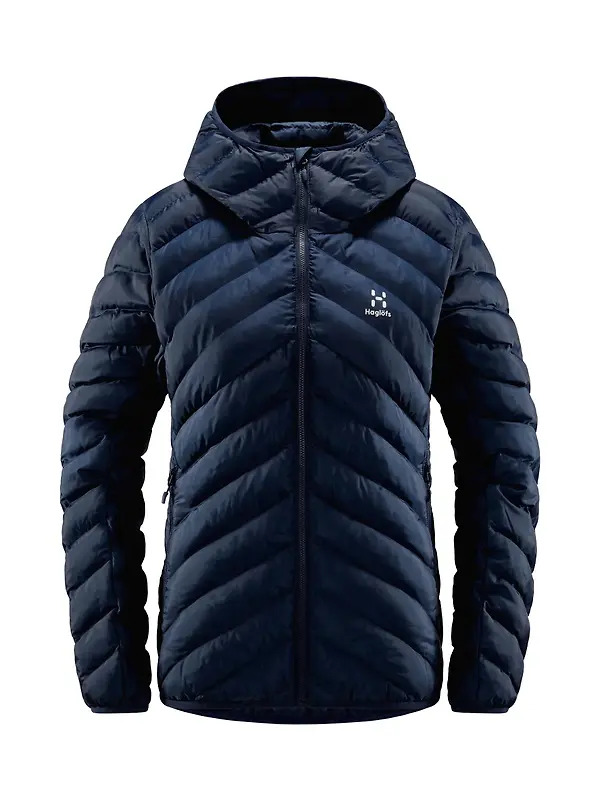 Haglöfs Women's Särna Mimic Hood Insulated Jacket - Tarn Blue Image 1