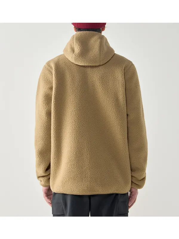 Haglöfs Men's Funäs Pile Hood Jacket - Oak Brown Image 3