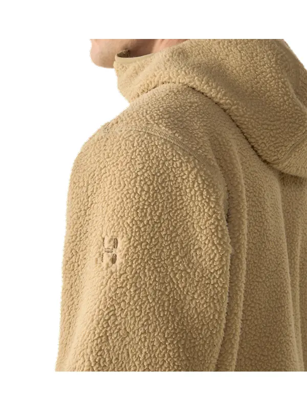 Haglöfs Men's Funäs Pile Hood Jacket - Oak Brown Image 5
