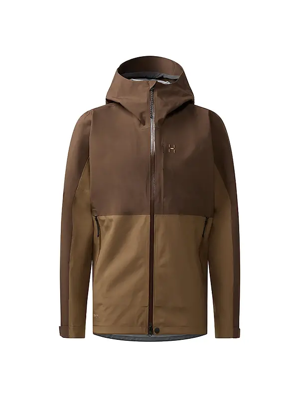 Haglöfs Men's Front Proof II Shell Jacket - Woodland Brown/Teak Brown Image 1