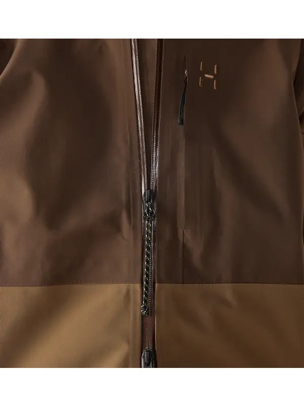 Haglöfs Men's Front Proof II Shell Jacket - Woodland Brown/Teak Brown Image 6