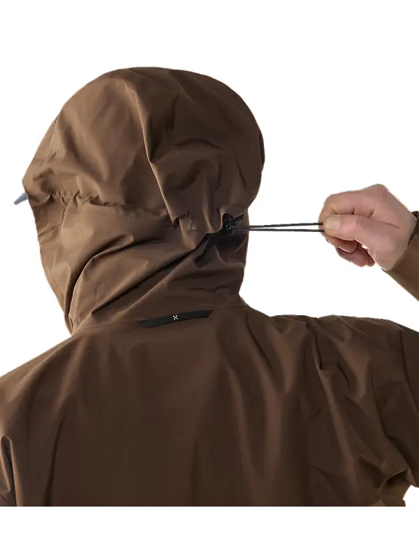 Haglöfs Men's Front Proof II Shell Jacket - Woodland Brown/Teak Brown Image 7
