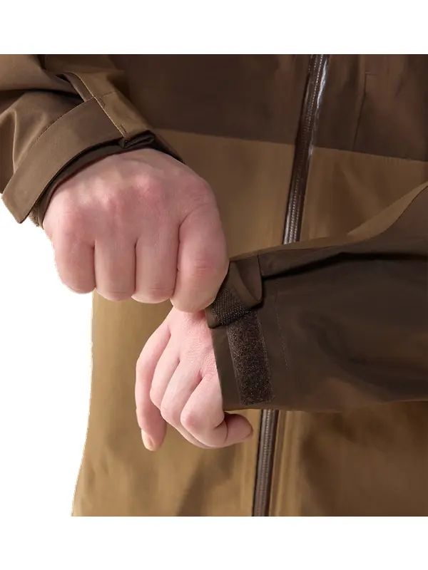 Haglöfs Men's Front Proof II Shell Jacket - Woodland Brown/Teak Brown Image 8