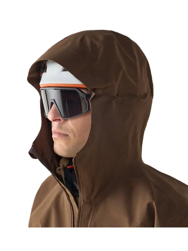 Haglöfs Men's Front Proof II Shell Jacket - Woodland Brown/Teak Brown Image 11