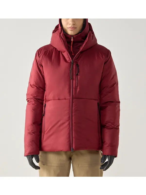Haglöfs Women's Breeze Mimic Hood Insulated Jacket - Carmine Red Image 3