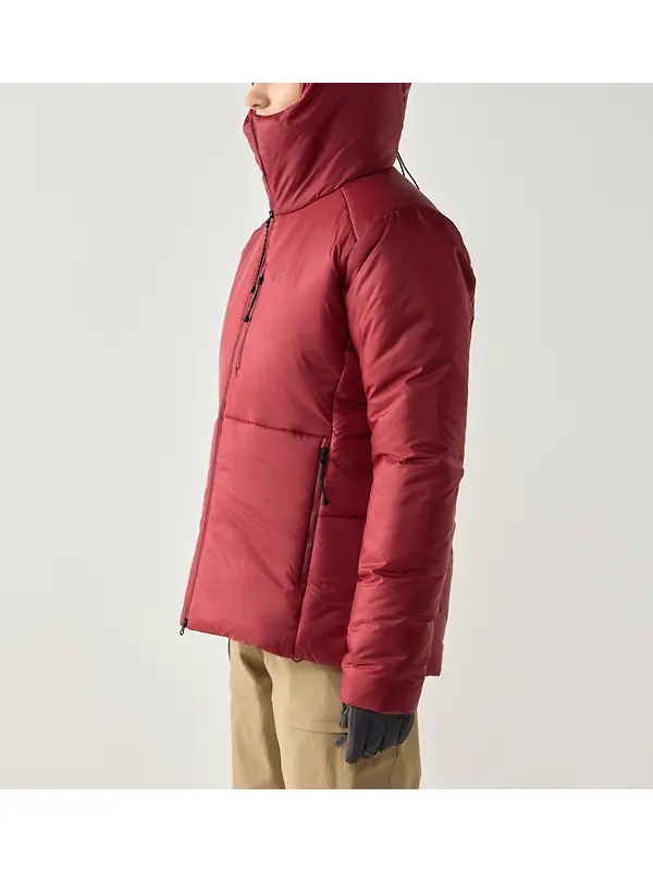 Haglöfs Women's Breeze Mimic Hood Insulated Jacket - Carmine Red Image 4