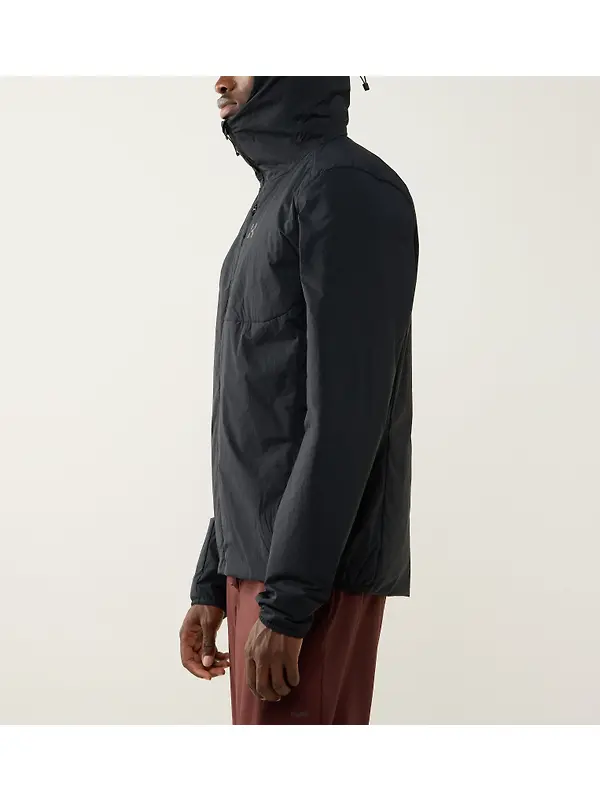 Haglöfs Men's L.I.M Mimic Barrier Hood Insulated Jacket - True Black Image 4